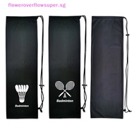 FSSG Badminton Racket Cover Bag Soft Storage Bag Case Drawstring Pocket Portable Tennis Racket Protection HOT