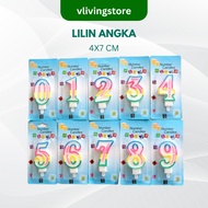 LILIN Birthday Number Candles Large Number Candles