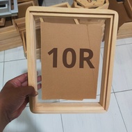 Picture Frame 3D wooden frame size 10R 25X30 cm SPACE CURVED CORNER 5CM + Acrylic glass