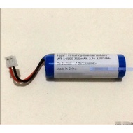 K1 WT 14500 750mAh 3.7v 2.775 Wh 53x15mm Wanda Flashlight Dedicated Battery