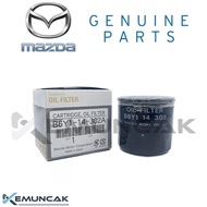 (100% Genuine) Mazda OIL FILTER B6Y114302A - Mazda 2 Mazda 3 RX-8 1.3cc 1.5cc 1.6cc non-SkyActiv mod