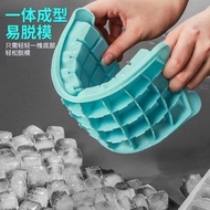 Silicone Ice Cube Tray Easy Release Pop Out Stackable Ice Maker Mold with Lid Food Grade BPA Free fo