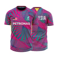 Petronas Jersey PETRONAS Epic '23 Badminton Jersey Malaysia 2023 Badminton Jersi Men Women Short Sleeve Shirt 4XL 5XL Free Printing of