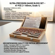 47/83/103 Pcs Grade 1 Precision Gauge Blocks (NRD-47M-G1/NRD-83M-G1/NRD-103M-G1) | Pre-order + 3 Mon