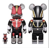 Medicom toy Bearbrick kamen rider 電王400%+100% 假面騎士