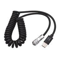 [LIX1] Andoer USB-C Power Cable Replacement for Blackmagic Pocket Cinema Camera BMPCC 4K/6K to USB T