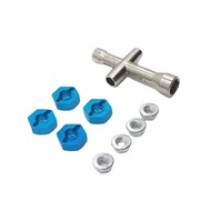 MN-999 Metal Upgrade Retrofit 12mm Hex Adapter Tire Wrench For 1/10 RC Car Parts