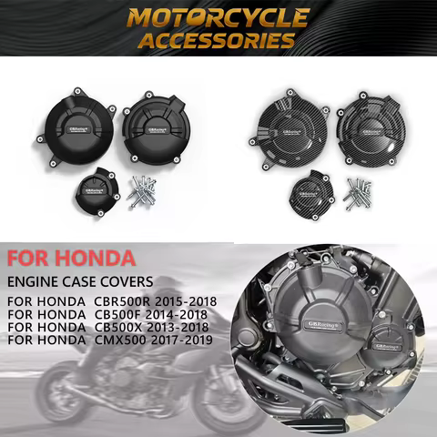CB500X CBR500R CB500F CMX500 Engine Cover Set CBR500R CB500F CB500X CMX500 Protection Cover CB1000R 