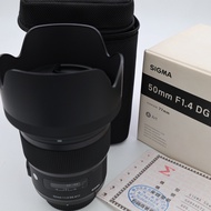 [Mingchang] [Second-Hand Used] SIGMA 50mm F1.4 DG Art For NIKON D750 D850 D6 Reference