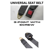 UNIVERSAL CAR SEAT BELT ADJUSTABLE RECTRACTABLE SAFETY BELT 3 POINT(MANUAL)