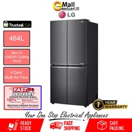 LG GC-B22FTQVB 464L Slim French Door Fridge in Matte Black Finish 4 Door Fridge | Peti Sejuk