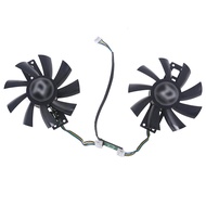 87mm/3.43in Cooler Fan for DC 12V GA91S2H 4Pin 12V 0.35A Radiator lacement for Dataland RX580 2048sp