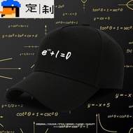 [tersedia] Topi besbol bercetak formula Euler, teorema matematik, fungsi trigonometri pembolehubah k