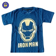 Iron Man/ Batman/ Capt. America Tshirt - Gold Pattern (Size S/M) 1/2