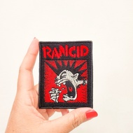 ROCK BAND EMBROIDERY PATCH RANCID EMBROIDERY BADGE/ PUNK ROCK IRON PATCH/