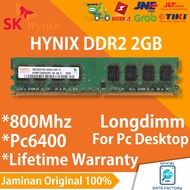 Ram HYNIX DDR2 2GB PC6400 800Mhz LONGDIMM PC NEW ORIGINAL MEMORY DDR 2