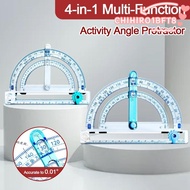 CHIHIRO1BFT8 Activity Angle Measuring Ruler, Plastic Draw Circle Tool Bevel Protractor, Fashion Mult