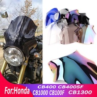 Motorcycle Windshield Wind Shield Screen Protector Parts For Honda Super Four CB400 CB400SF Hyper VT