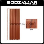 (Godziillar) 31” X 82” PVC Folding Door Toilet Door Room Divider Pintu Tandas Lipat PVC 78CM X 208CM