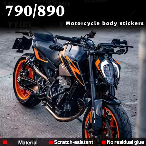 Motorcycle Accessories Body Decal Motocross Fairing Stripe Tape Waterproof Decoration For R2R 890 R 