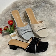 (NEW DESIGN 2026) BONNIE HEELS SARUNG SEPARUH 1INCI GLITTER 6013-25
