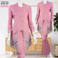 Kurung Modern - Baju Kebarung Moden Ayuni Sulam Kerawang