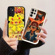 HW-25 Pokemon Pikachu Shockproof Silicone Casing for Samsung S25 A55 S24 FE M15 A54 A26 S21 Ultra 5G