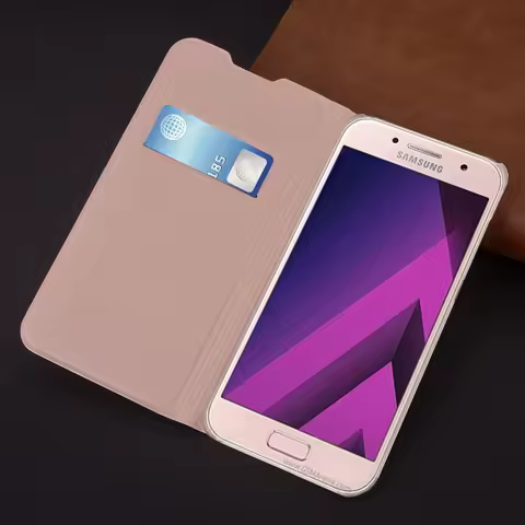 Slim Wallet Case For Samsung Galaxy A3 2017 A320FL A320F A320Y Phone Sleeve Bag Mask Flip Cover With