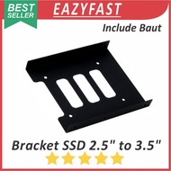 Bracket Mounting SSD HDD 2.5 Inch to 3.5 Inch PC CPU Casing Docking Bracket Hard Disk Holder Hard Di