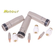[Honour-t] 1Set 24KD New Coating Protection Nozzle 0.8/1.0/1.2mm MIG Torch Gas Nozzle Tip Holder Of 