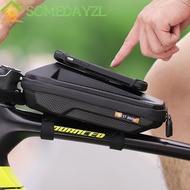 SOMEDAYMX Bicycle Frame Bag MTB Waterproof Front Frame Top Tube Case EVA Hard Shell Cycling Bike Frame Pouch