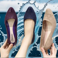 KY-6/New Sandals Fairy Fashion Closed Toe Women's Summer Wear Internet Celebrity Jelly Pumps Pointed Hole Non-Slip Hollo