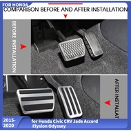 Stainless Steel Car Pedals for Honda Civic CRV Jade Accord Elysion Odyssey Accelerator Fuel Brake Pe