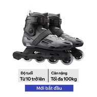 OXELO Adult Inline Skates MF140 Hard Shell - Grey