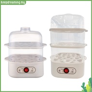 ✿ keepdreaming ✿  Two/Three-Layer Multifunction Egg Boiler Cooker 6 Eggs Automatic Mini Steamer