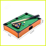 【hot sale】 20x12 Inches Billiard Table Set Wooden Mini Pool Table Set For Kids Boy Gift Taco Billia