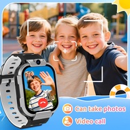 C12 Kids Smart Watch 4G SIM Card Supported Video Call HD Large Screen GPS Location Tracker Touch Scr