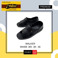 Walker รองเท้าแตะผู้ชาย รหัส M4459 สีดำ หนังแท้