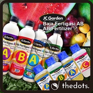 JC Garden AB Fertilizer For Vegetable Fruit Flower / Baja AB Baja Sayur Buah Hidroponik Bunga