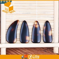 4pcs Guzheng Finger Picks Guzheng nails for adults children Celluloid imitation tortoise shell 古筝指甲