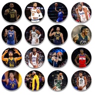 NBA Star Bar 58mm Collection 8K+Pain Bag Badge Brooch Tinplate Valley Pain Bag Japanese Valley Star 
