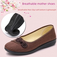jelly shoes women fairy shoes Kasut kain Beijing lama kasual bernafas Beijing