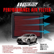 TOYOTA PRIUS 1.8 '10-'15 / PRIUS V 1.8 '12-'16 LEXUS CT200H / NX300H - DROP IN AIR FILTER - WORKS EN