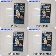 iphone 17 Pro Max Air Tempered Glass 9H Anti-Scratch Glass (CRYSTAL Pro)