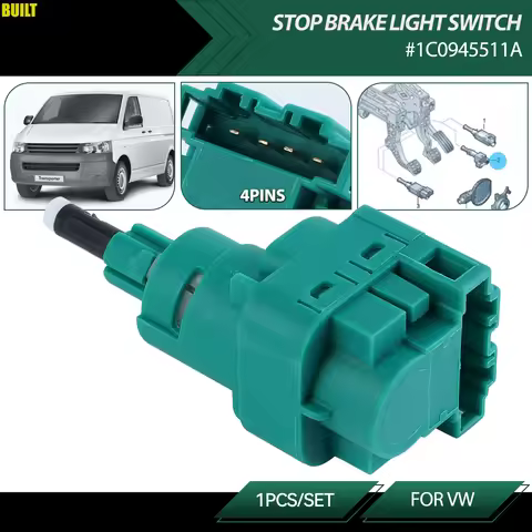 1C0 945 511A Brake Light Switch Reverse Light Switch 1C0945511A For VW Golf 4 mk4 Bora Caddy Sharan 