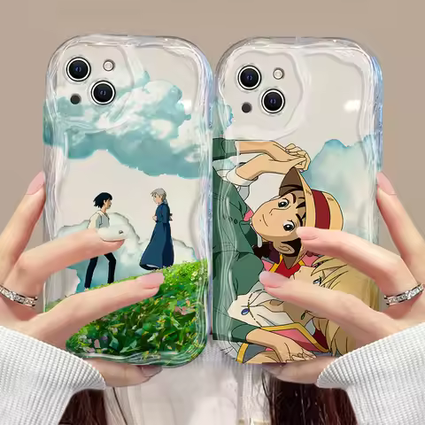 Lovely flame M-Moving 3D Wave Case For Samsung A73 A72 A71 A55 A54 A53 A35 A34 A33 A25 A24 A23 A15 4