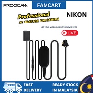 🔥READY STOCK🔥Proocam Dummy Battery AC Adapter for Nikon camera Z fc Zfc Z30 Z50 D750 D800 D810 D3500