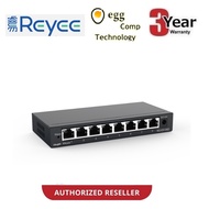 REYEE 8-PORT FAST ETHERNET UNMANAGED SWTICH ( STEEL CASE ) [RY-RG-ES108D]