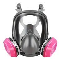 Full Face Respirator Mask 6800 Gas Mask 60921 &amp P-A-1 Activated Carbon Filter Reusable Dust Mask 