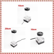 (PQMK) 12V DC 550L/H Water Cooling Pump Tank Kit - G1/4 Thread Efficient Heat Dissipation for Enhanc